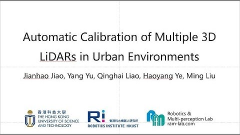 Automatic Calibration of Multiple 3D LiDARs in Urban Environments