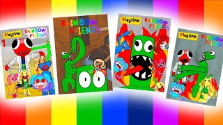 DIY♡30Gaming Book RainbowFriends Revenge Full GAME/Rainbow Friends vs PoppyPlaytime storybook