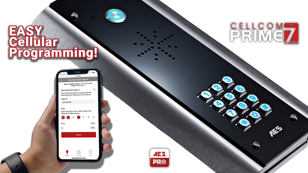 Cellcom Prime 7 Programming with the AES Pro App | AES Global - YouTube