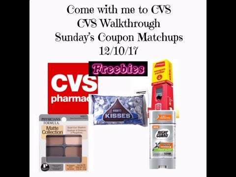 Come with me CVS walk through Coupon Match ups this Sunday’s Deals 12/10/17