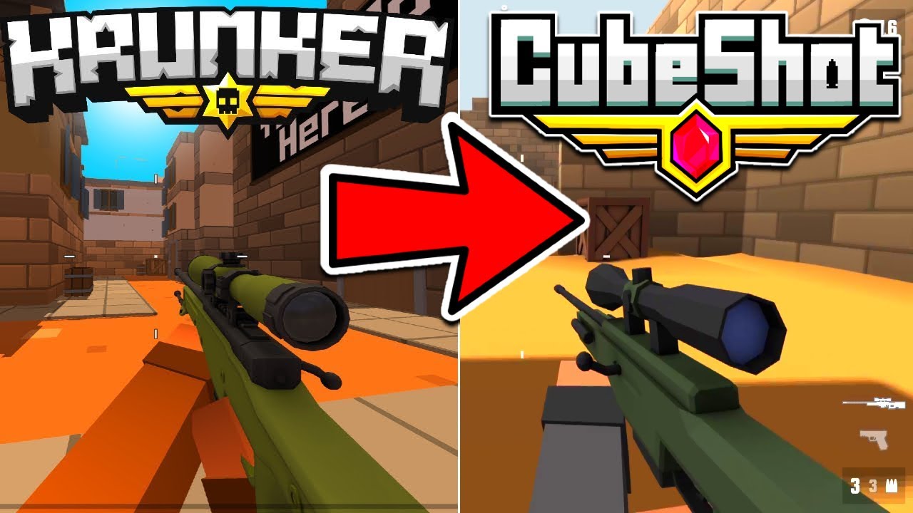 This NEW .io FPS Game BETTER Than Krunker CubeShot.io