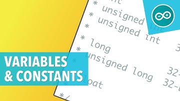 ARDUINO VARIABLES AND CONSTANTS - Arduino programming theory #2
