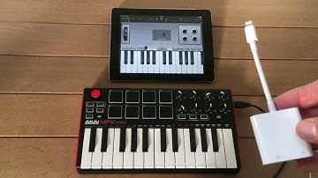 AKAI MPK Mini and iPad - Connecting