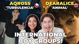 K-Pop Has Competition?! Reacting to AQROSS 'TURBULENCIA' & dearALICE 'Animal' Mv Reaction