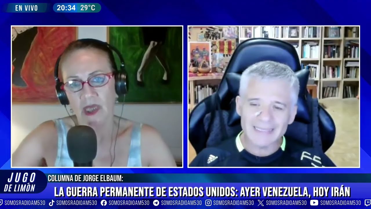 COLUMNA DE JORGE ELBAUM: LA GUERRA PERMANENTE DE ESTADOS UNIDOS: AYER VENEZUELA, HOY IRÁN - JDL