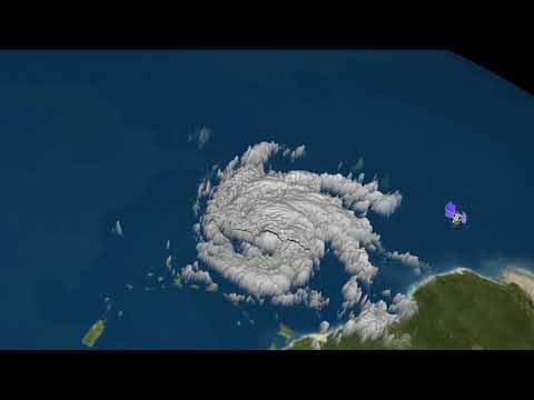 CloudSat’s Radar Slices Into Hurricane Maria As It Rapidly Intensifies in the Atlantic Ocean