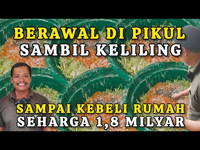 Kaya butuh proses!! dari jualan gorengan mempunyai kekayaan 4 miliar lebih || gorengan batik class=