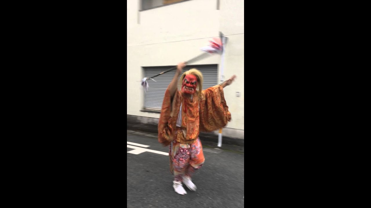 大江八幡宮のお祭 蠣瀬神楽