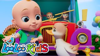 The Wheels On The Bus Go Round and Round🚍- Baby Songs | Kids Songs and Nursery Rhymes - LooLoo Kids