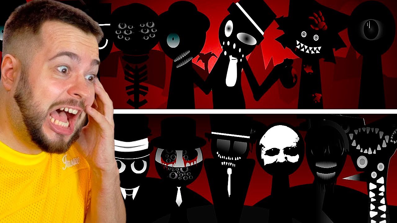 ⚫ ЧЁРНЫЙ СПРУНКИ из ВСЕХ МОДОВ Incredibox Sprunki 💀