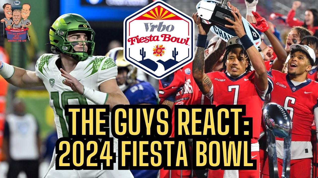 The Guys REACT to 2024 Fiesta Bowl Matchup between Oregon Ducks