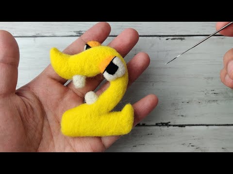 I crafted Number Lore 1 by Mike Salcedo with satisfying needlefelt art