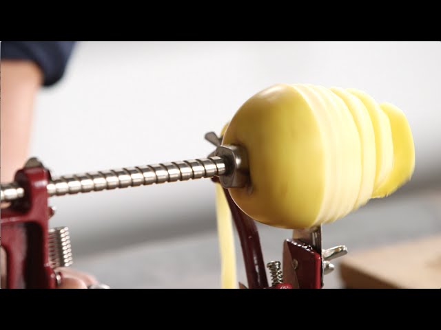 Manual Hand-Crank Potato & Apple Peeler Review - Victorio/VPK Brands 
