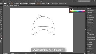Adobe Illustrator | How to make a Cap | Fashion Design Illustration Demo Classes Online - 7B)