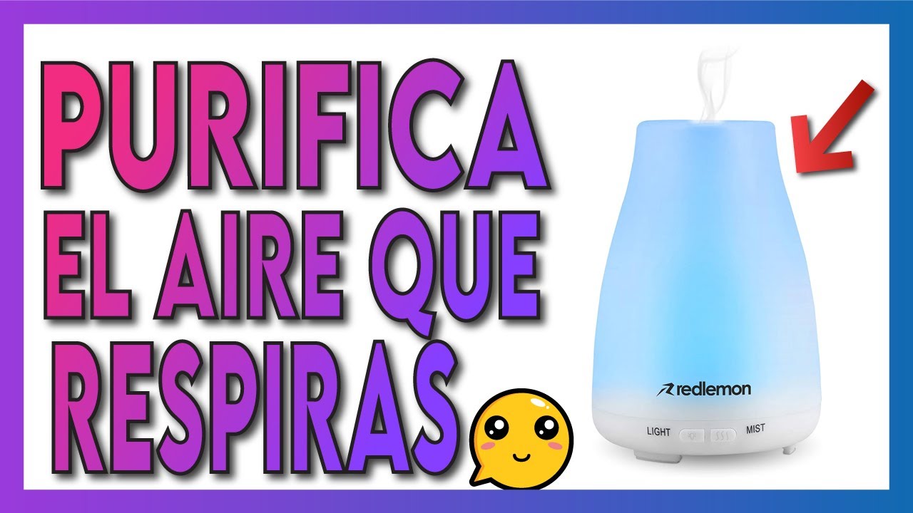 Difusor Aceites Humidificador Aromaterapia 100 Ml Redlemon