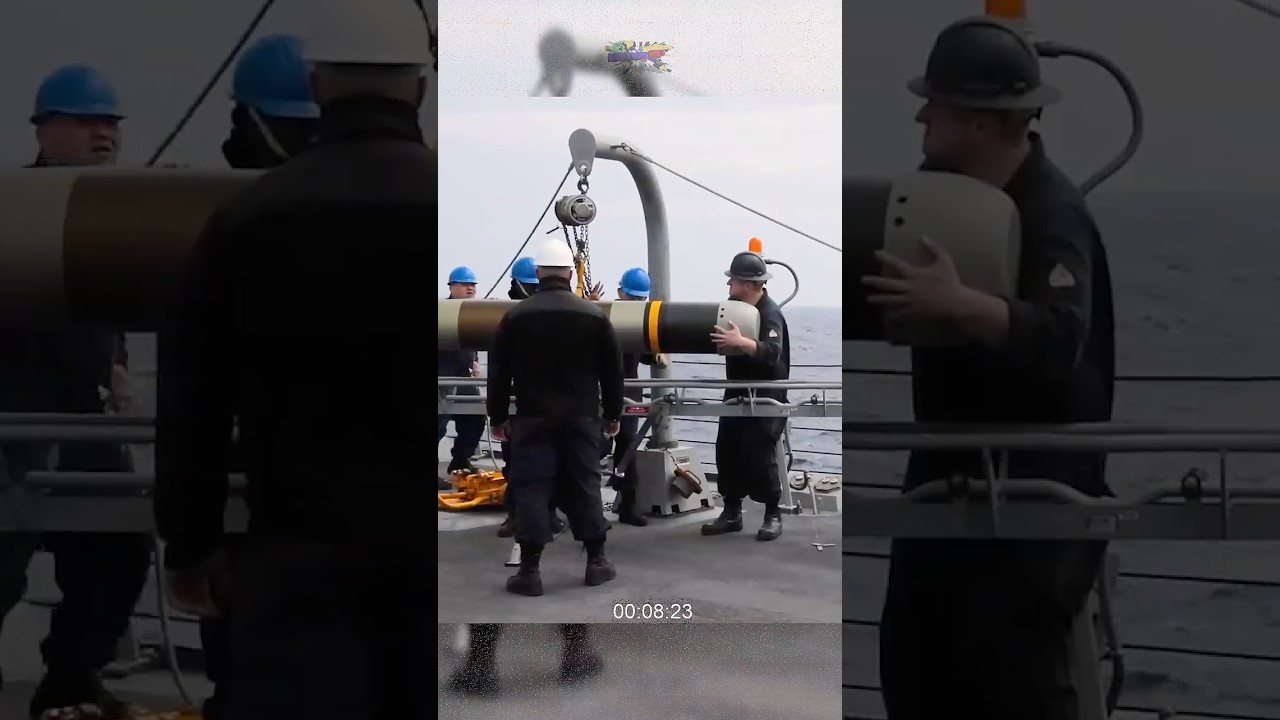 Here's how to load and fire torpedoes from a destroyer ship