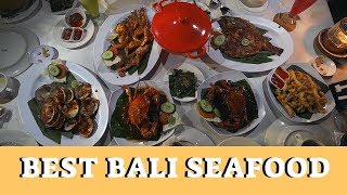 Best Seafood in Bali WITH SUNSET Views – Jimbaran Beach vlog