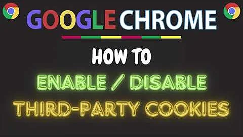 How To Enable Or Disable Third-Party Cookies In The Google Chrome Web Browser | PC Tutorial