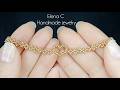 Легкий и Красивый Браслет из бисера своими руками Simple and Beautiful Beaded Bracelet Tutorial