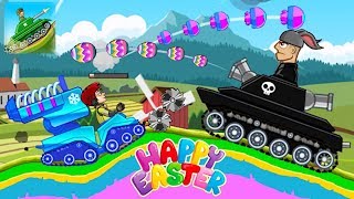 HILLS OF STEEL: Ballista Frost Vs Easter Scourge Boss Tank All Map With Boosters Circular screenshot 4
