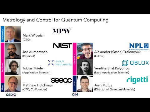 Metrology and Control for Quantum Computing - Full webinar