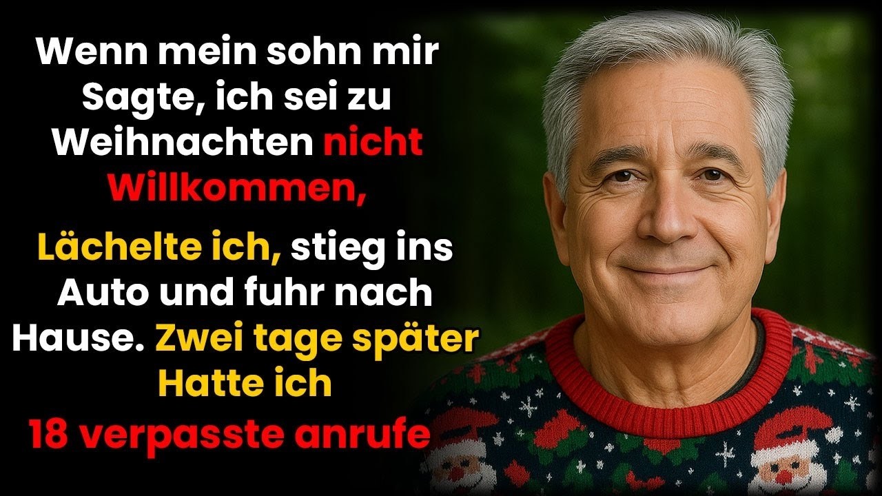 Quando mio figlio mi ha detto che non ero il benvenuto a casa sua per Natale, ho sorriso, sono salito in macchina e ho fatto una telefonata. Prima di Capodanno avevo cancellato i loro pagamenti...
