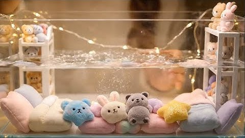 Satisfying AI Tank Expands into Macro Mini Worlds 🐛#asmr #satisfying #crunchy #fizz #satisfying