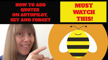 Social Bee Social Media Automation | How To Add Quotes To Social Bee SET AND FORGET! PART 1