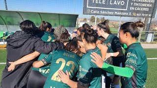 Liga #1RFEFFemenina 22/23. Jornada 19ª. Resumen: CACEREÑO FEMENINO - FC BARCELONA B