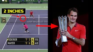 Roger Federer - 6 Titles Won After Saving Match Points! by WIZ TNNS 4,272 views 3 years ago 7 minutes, 24 seconds