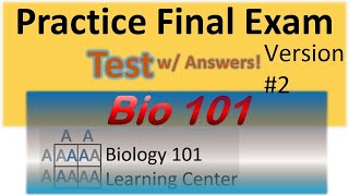 Biology Final Exam Review | Biology Midterm Review | Biology 101 Final Exam Review : MCQ Flash!