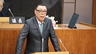 たつの市議会令和８年５月臨時会　所信表明　楠明廣議員