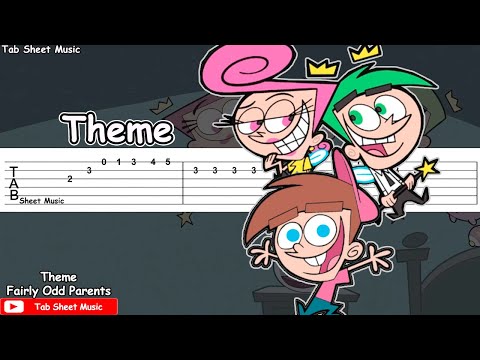Fairly Odd Parents - Theme Song Guitar Tutorial