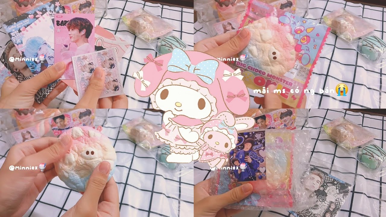 [𝐔𝐧𝐛𝐨𝐱𝐢𝐧𝐠🎐🍰] Bánh cookie ibloom siu raree🍪💦#unboxing #haul #unboxing #collection #diy 