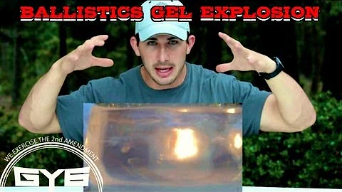 Explosion Inside of Ballistics Gel- "Sonoluminescence or Dieseling" is the cause