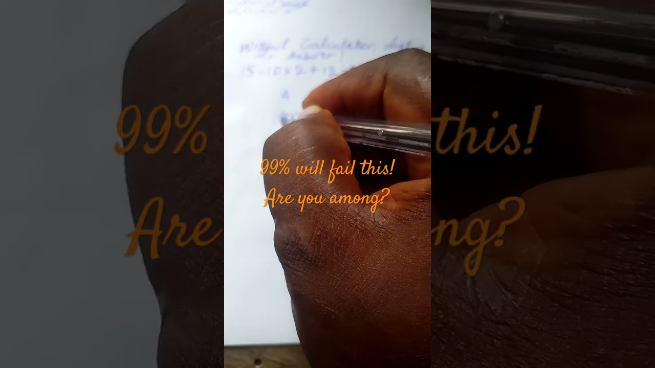 Can You Solve This Without A Calculator Quick Math Challenge 