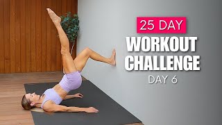 30 MIN WALL PILATES WORKOUT FOR WEIGHT LOSS | Day 6 - 25 Day Workout Challenge