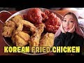 Eating Korean Fried Chicken ft. Hanbok Queen