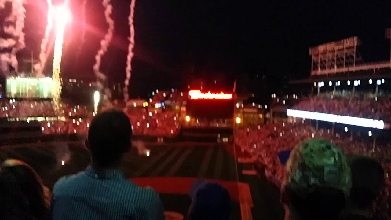 wrigley field fireworks july 4th 2015 YouTube