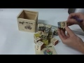 069888666.md Кубики   деревянные Алфавит мини 27 штук на 3 см ABC Wood Blocks 75001