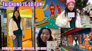 Taichung is AMAZING 🇹🇼 Rainbow Village, Miyahara, and more! #taiwan