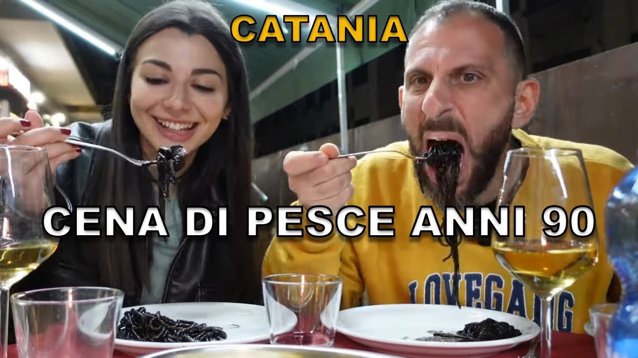 Osterie in viaggio cena di pesce ANNI 90 a CATANIA