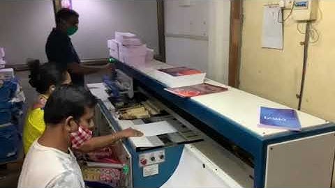 Welbond Perfect Binding Machine at Rajmudra Printers, Thane