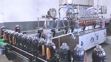 soy sauce bottles filling press capping machine