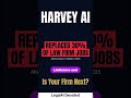 Harvey AI Just Replaced 30% of Law Firm Jobs — Here's How #shorts #legalaid