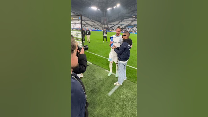 POV : Je remets le trophée d’homme du match Essilor à Rabiot !