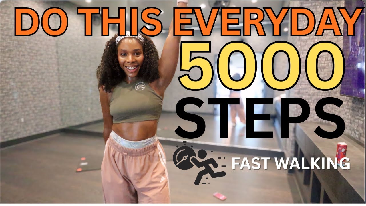ДЕЛАЙТЕ ЭТО КАЖДЫЙ ДЕНЬ, ЧТОБЫ ПОХУДЕТЬ! 5000 шагов на скорость! 30-минутная прогулка для сжигани...