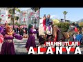 alanya mahmutlar walking tour 2022 ! Mahmutlar Barbaros Street antalya turkey travel holiday 4kvideo