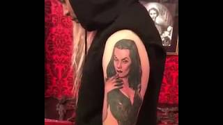 Kat Von D- Vampira Tattoo