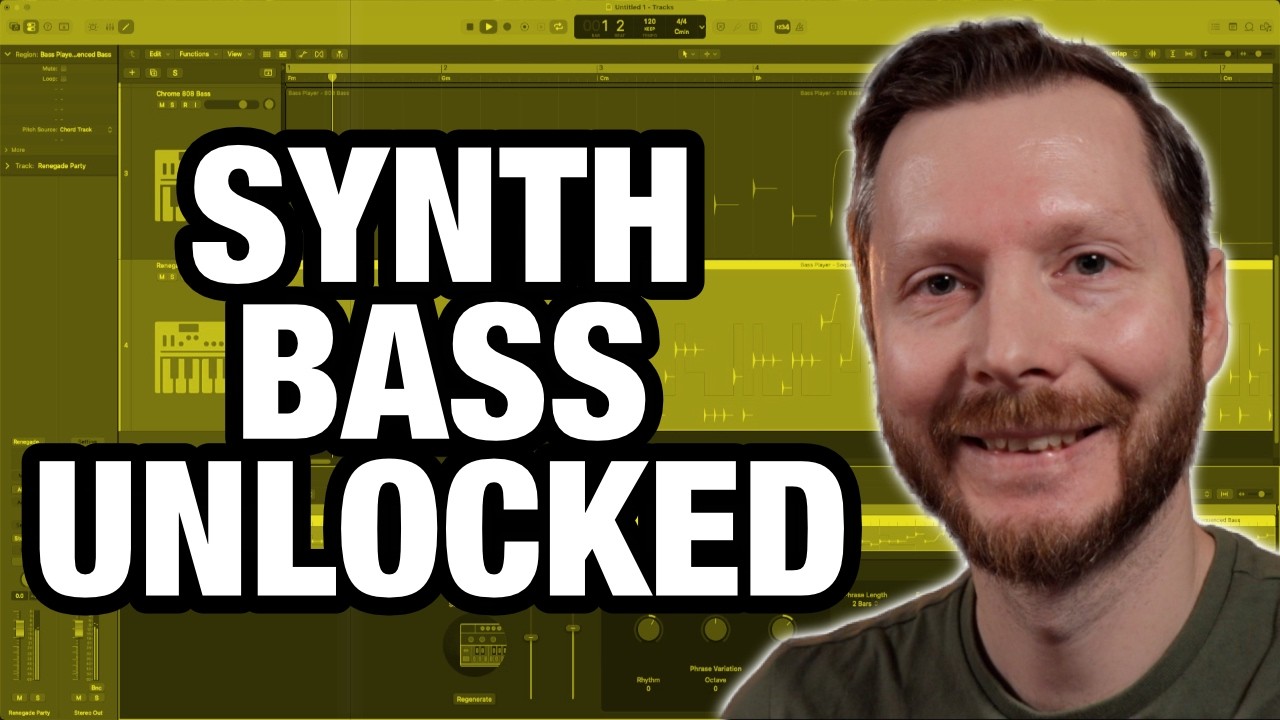 Внутри проигрывателя синтезаторных басовых партий в Logic Pro